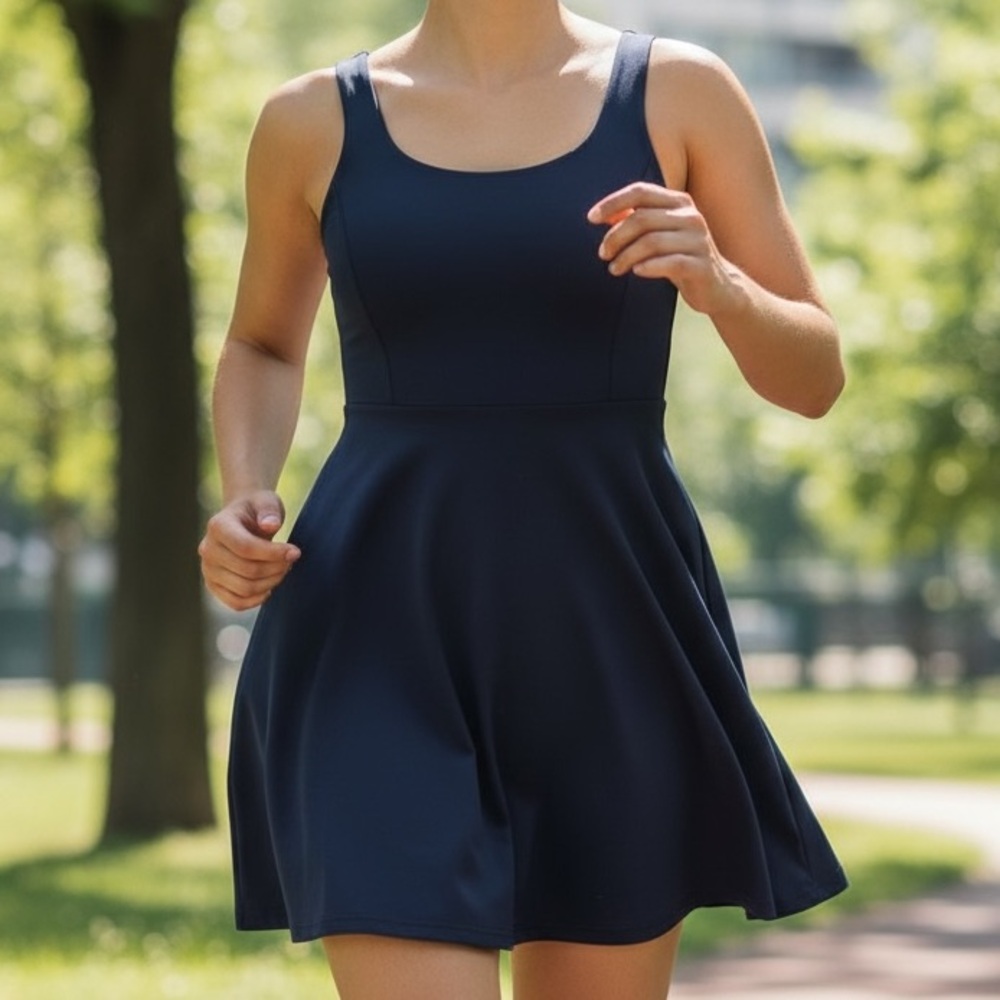 Ingrid & Isabel Classic Black Mini Dress with Attached Shorts